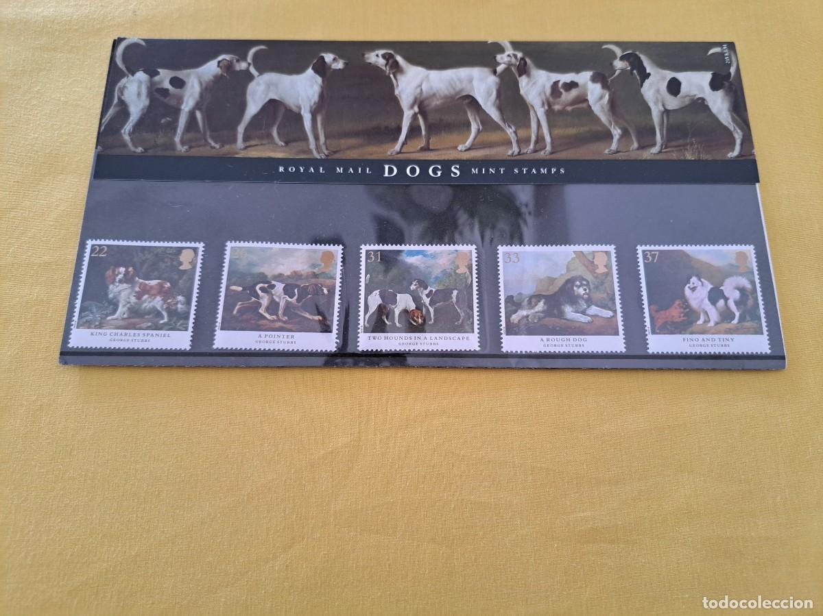 Timbres: SERIE 5 SELLOS ROYAL MAIL MINT STAMPS DOGS