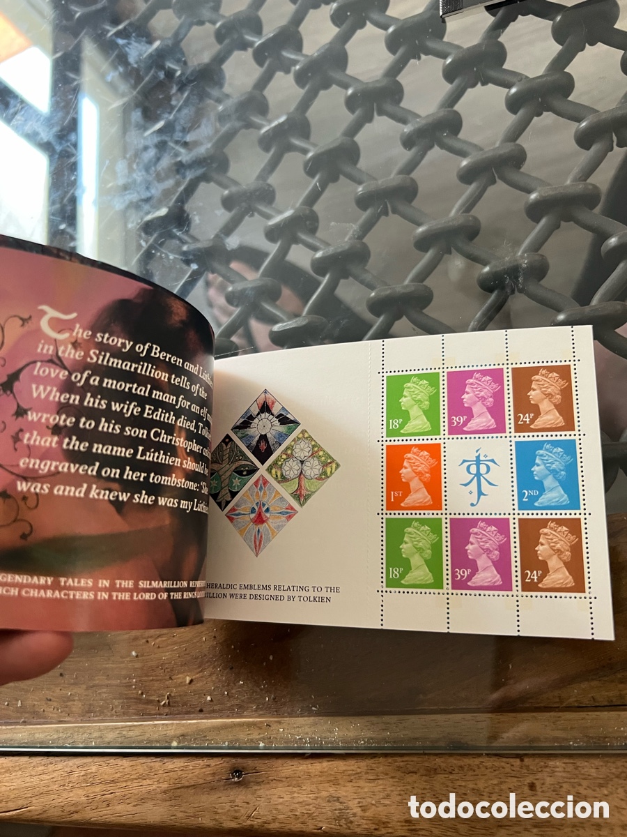Sellos: Carnet sellos Tolkien Inglaterra - Foto 2