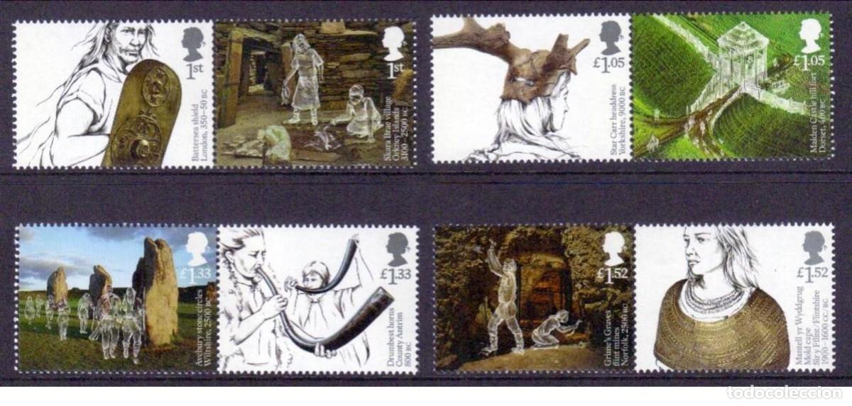 Sellos: Great Britain 2017 - Ancient Britain stamp set mnh** - Foto 1
