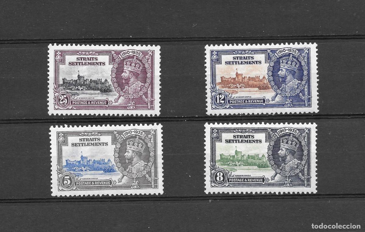 Selos: STRAITS SETTLEMENTS (COLONIAS DEL ESTRECHO) 1935.-Completo-Sg 256/259-MNH**