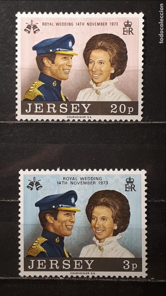 Sellos: JERSEY * *. A&Ntilde;O 1973. Yvert. 87/88. - Foto 1