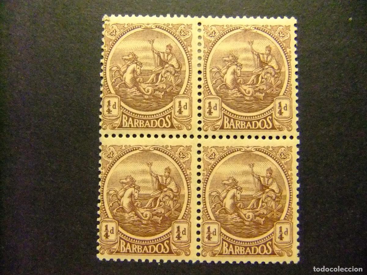 Selos: 49 BARBADOS 1921 1924 / SERIE COURANTE ( Sceau ) / YVERT 132 MH fil. mult.