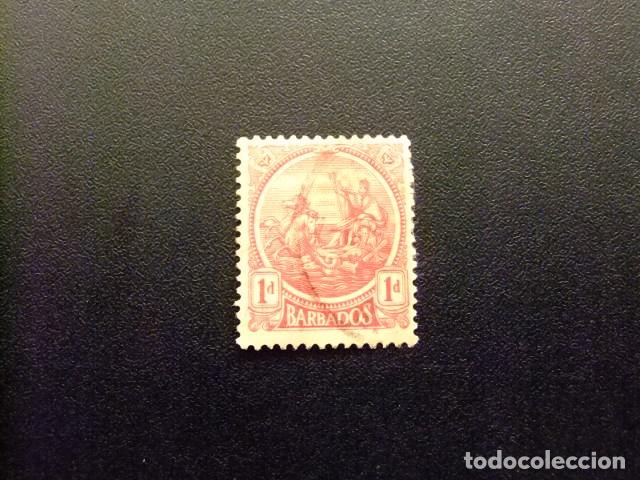 Selos: 49 BARBADOS 1921 1924 / SERIE COURANTE ( Sceau ) / YVERT 134 FU fil. mult.