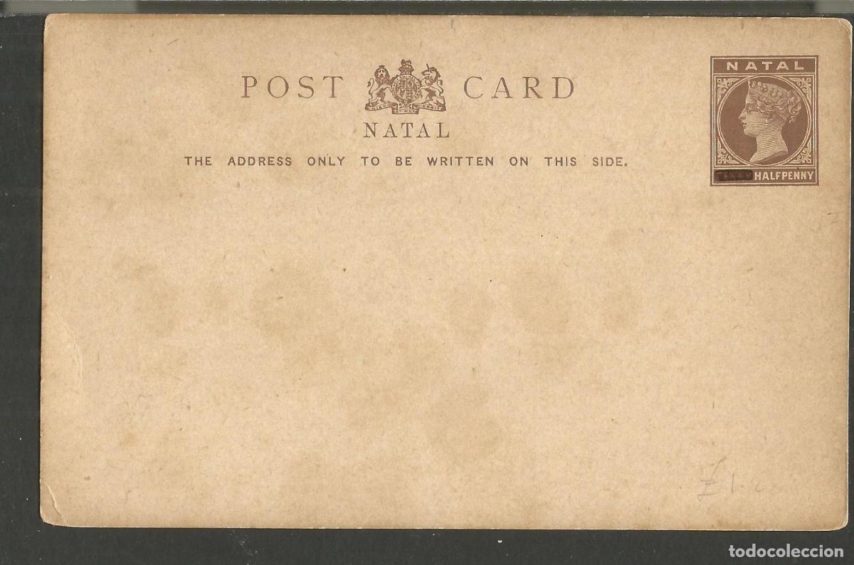 Timbres: NATAL COLONIA BRITANICA ENTERO POSTAL NUM. 9