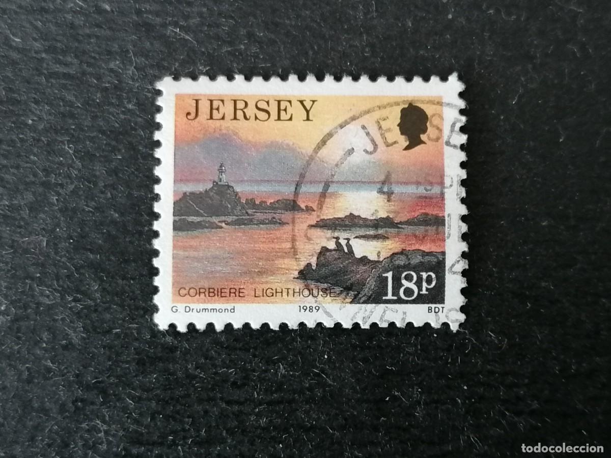 Sellos: Sello, Jersey, 1989,. usado, - Foto 1