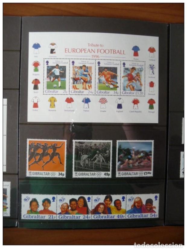 Sellos: Gibraltar 1996 - Complete year pack in folder mnh** - Foto 3