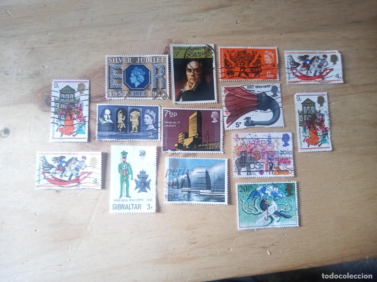 Briefmarken: BONITO LOTE DE SELLOS INGLESES ANTIGUO S