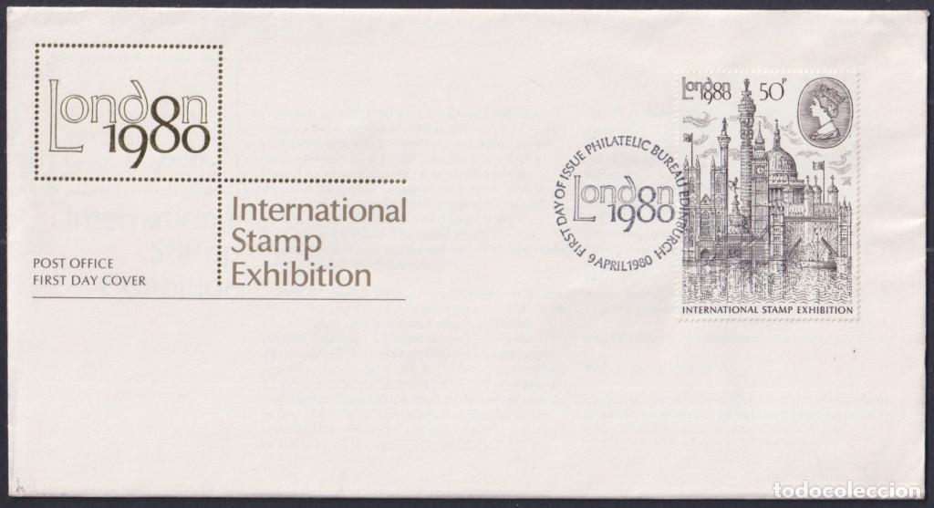 Briefmarken: F-EX51317 UK ENGLAND FDC EDINBURGH 1980 INTERNATIONAL STAMPS EXHIBITION.