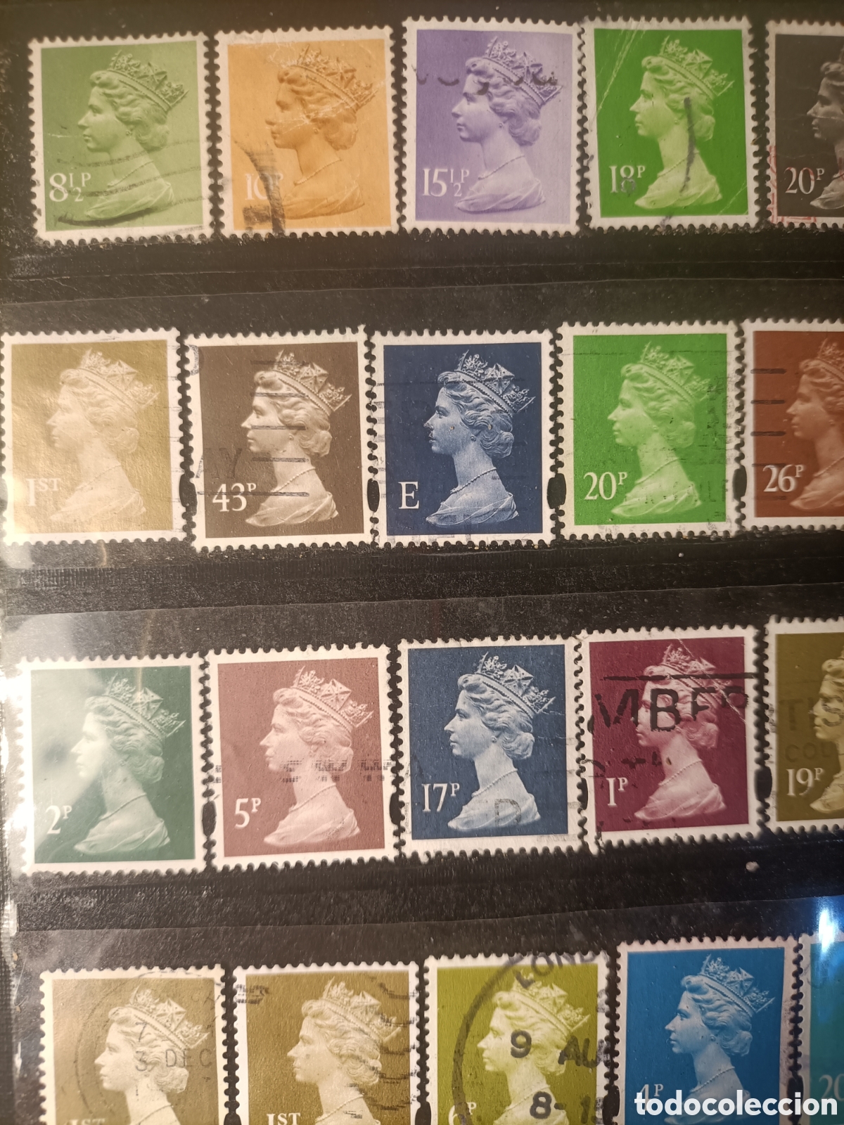 Sellos: Lote Gran Breta&ntilde;a Isabel II - Foto 2