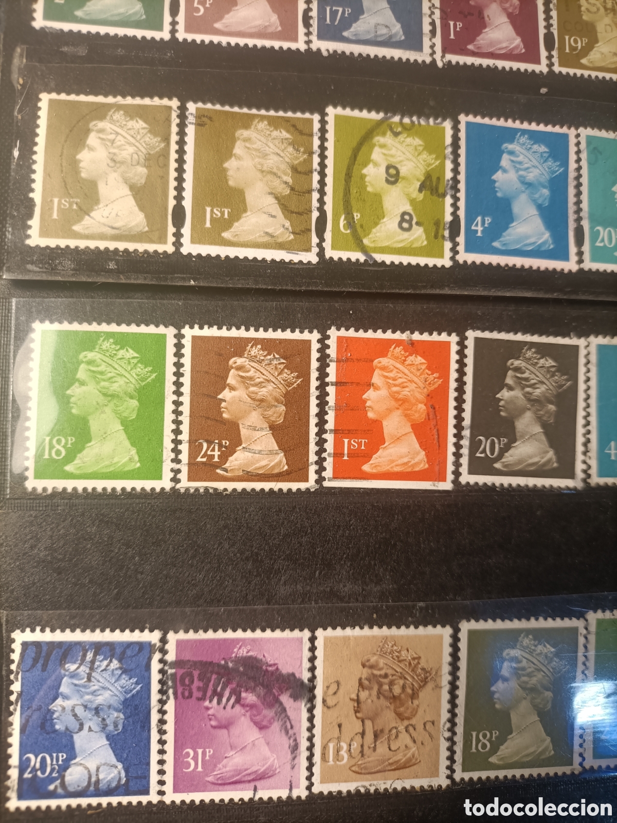 Sellos: Lote Gran Breta&ntilde;a Isabel II - Foto 4