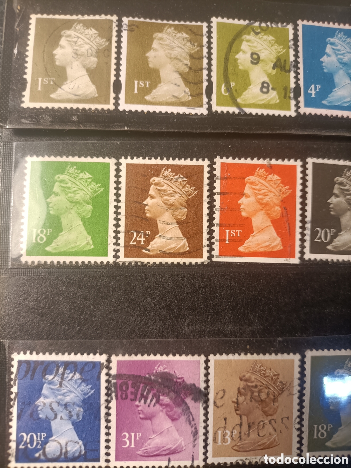 Sellos: Lote Gran Breta&ntilde;a Isabel II - Foto 7