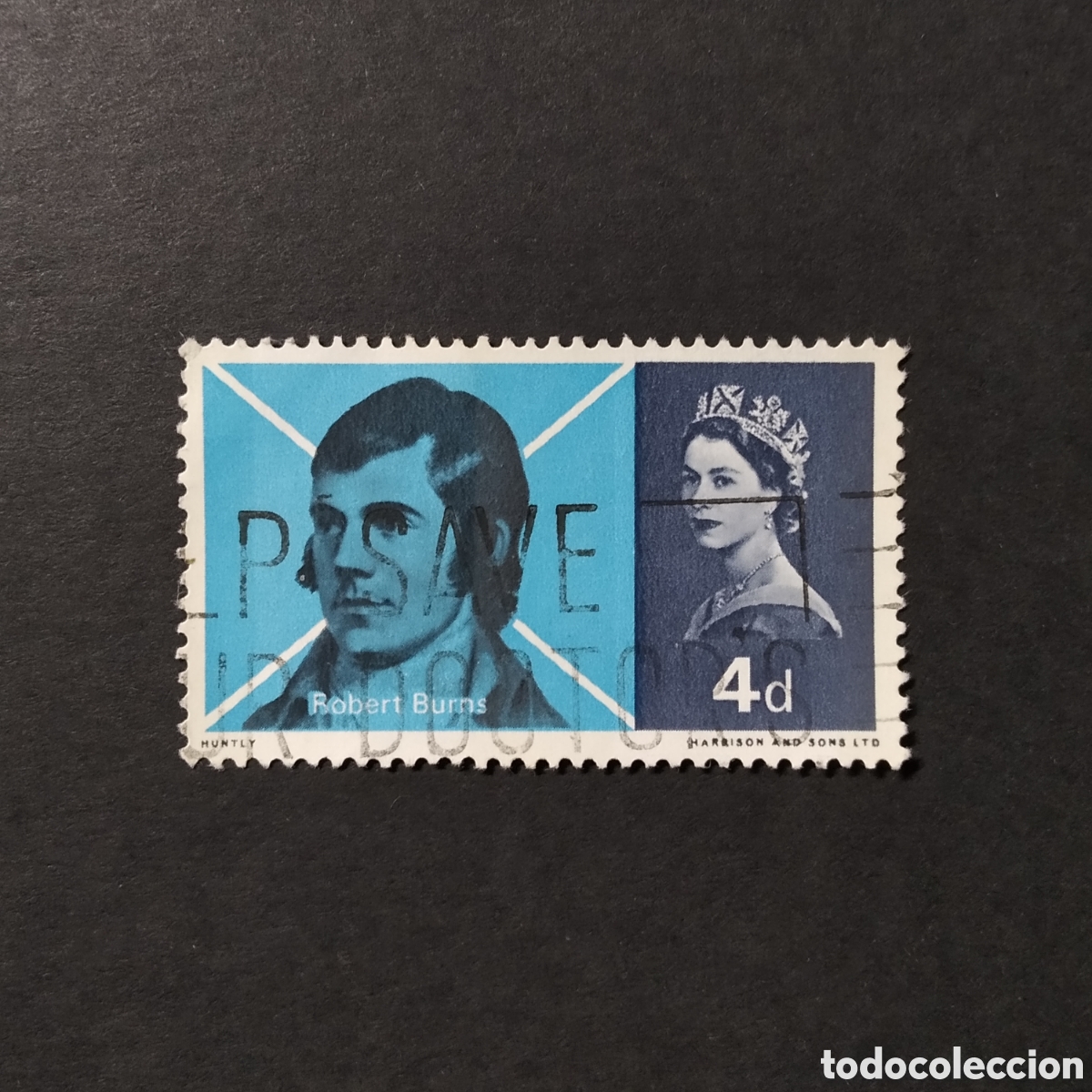 Briefmarken: SELLO - UK / REINO UNIDO 4 D. 1966