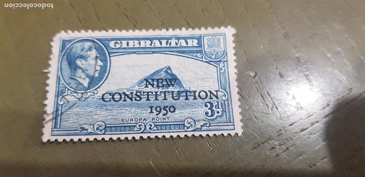 Sellos: GIBRARTAR, SELLO USADO