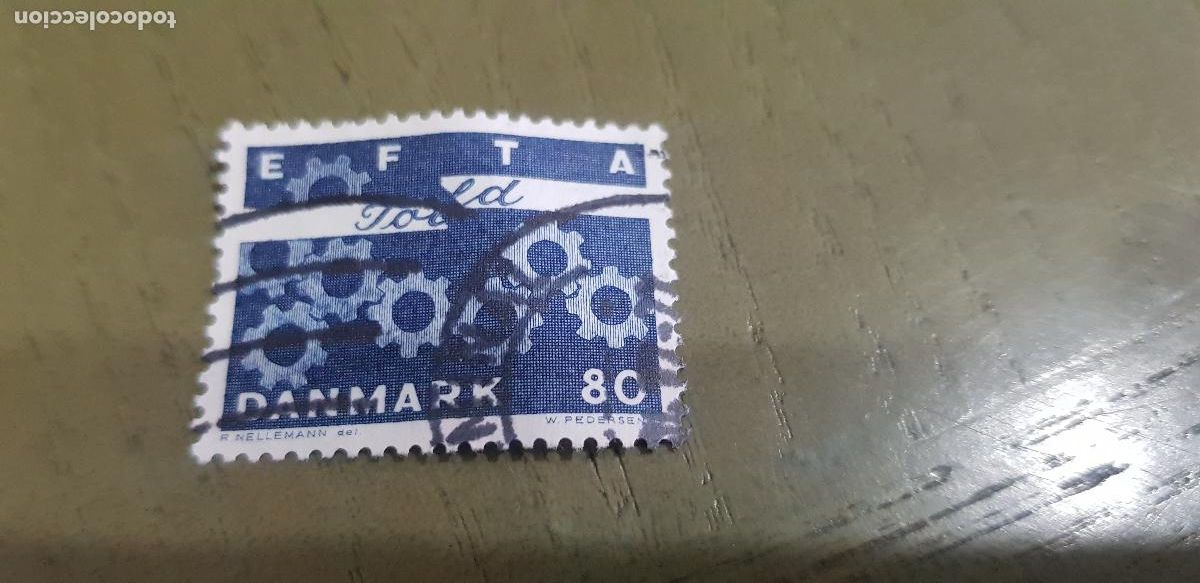 Sellos: DINAMARKA, SELLO USADO - Foto 1