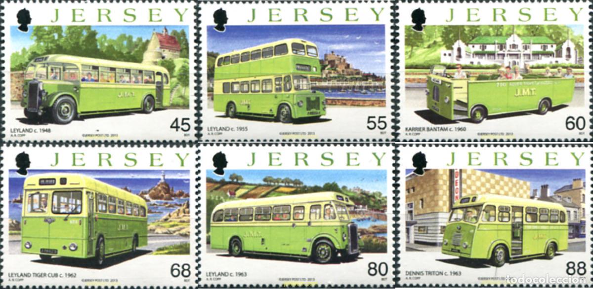 Sellos: 297262 MNH JERSEY 2013 BUSES - Foto 1