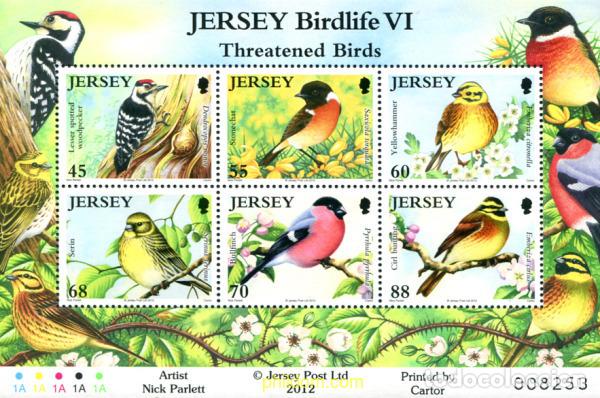 Sellos: 310688 MNH JERSEY 2012 PAJAROS - Foto 1