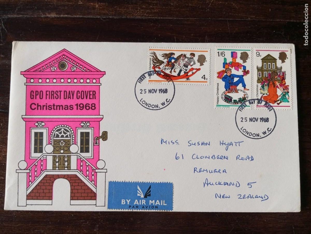 Sellos: INGLATERRA, SPD, 1968, NAVIDAD 68 - Foto 1
