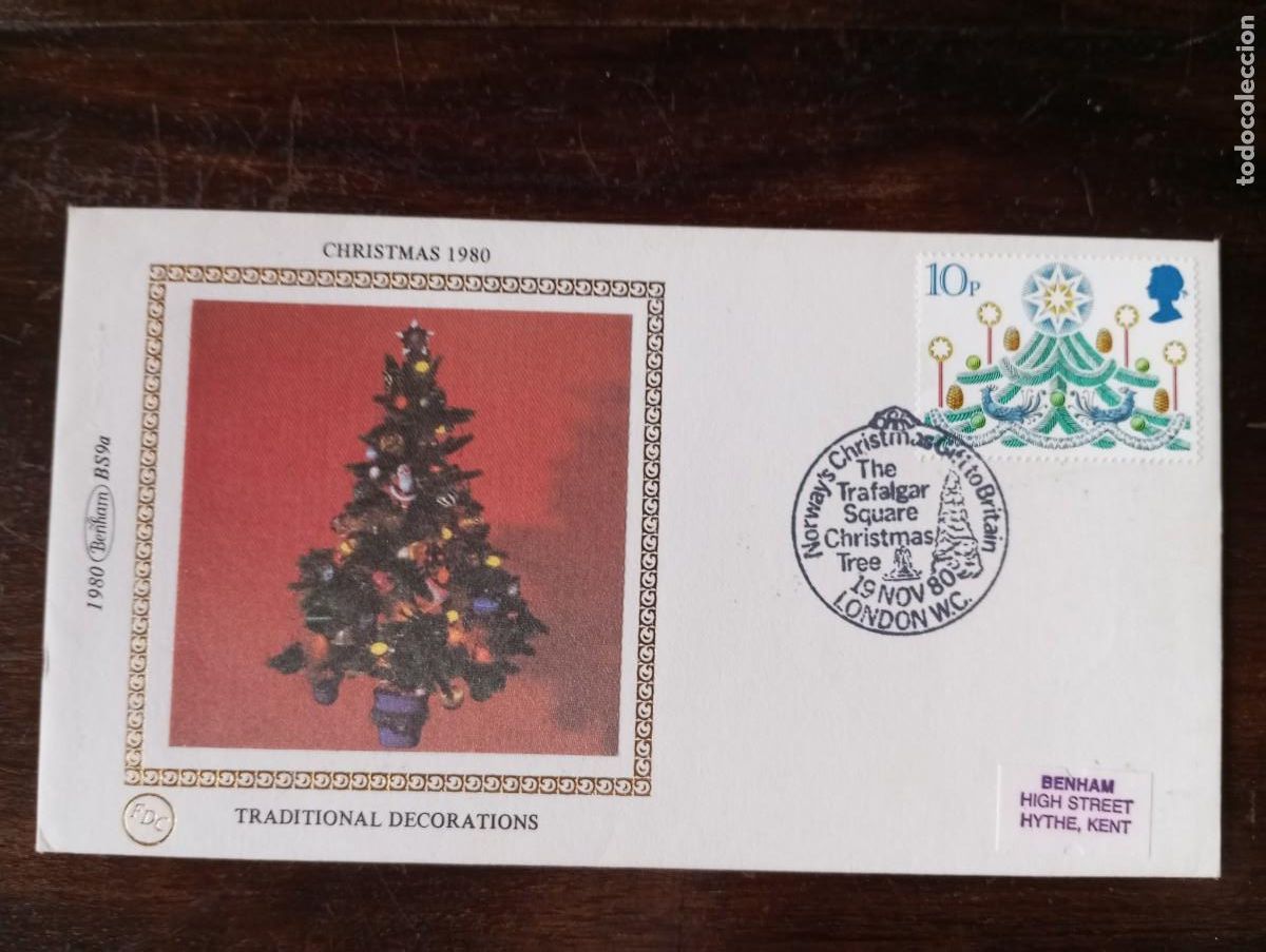 Sellos: INGLATERRA, SPD, 1980, NAVIDAD 80 - Foto 1
