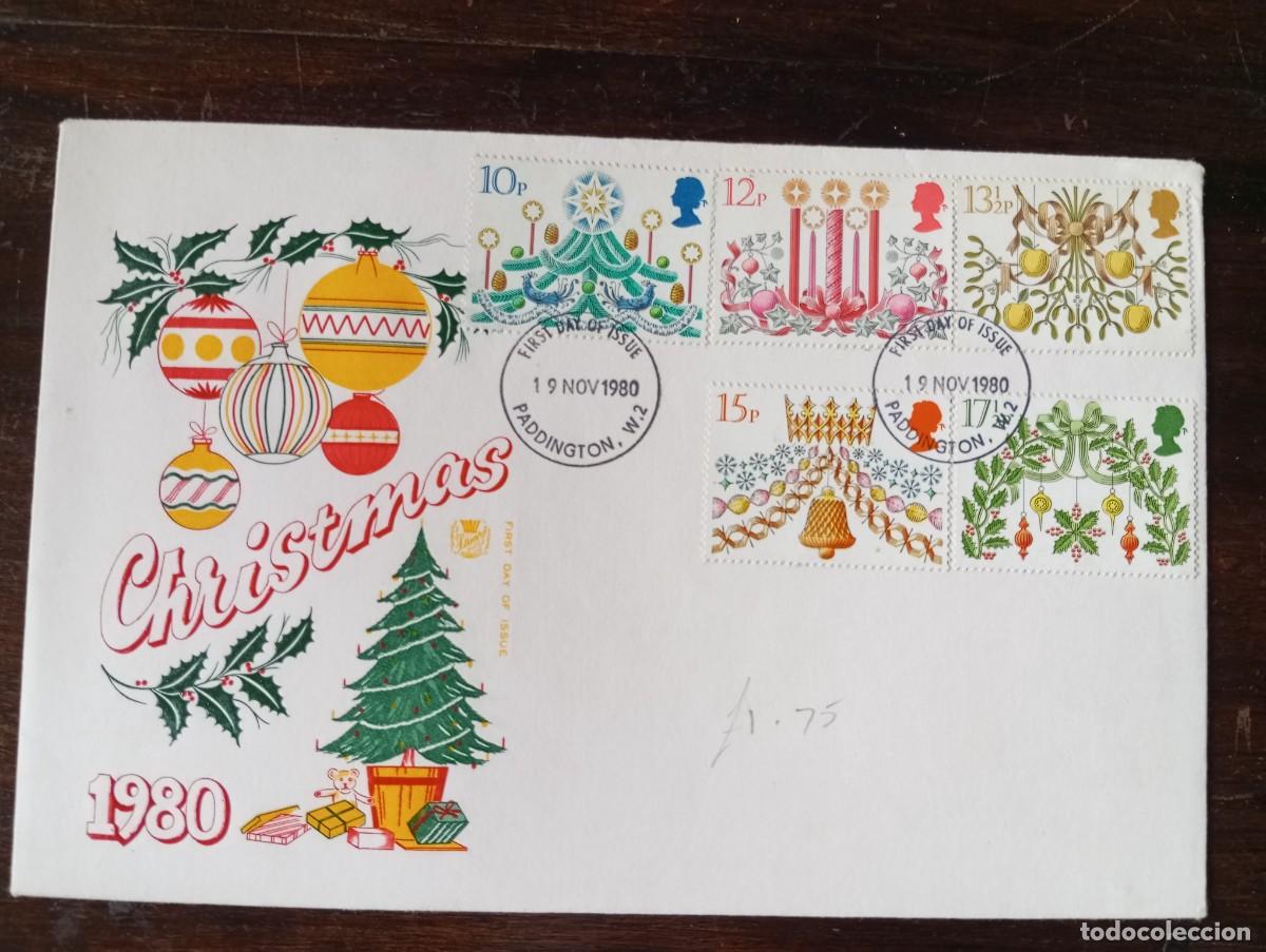 Sellos: INGLATERRA, SPD, 1980, NAVIDAD 80 - Foto 1