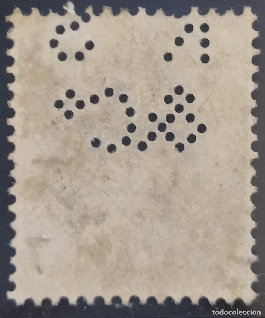 Sellos: INGLATERRA PERFORADO - PERFIN. USADO - USED. - Foto 2