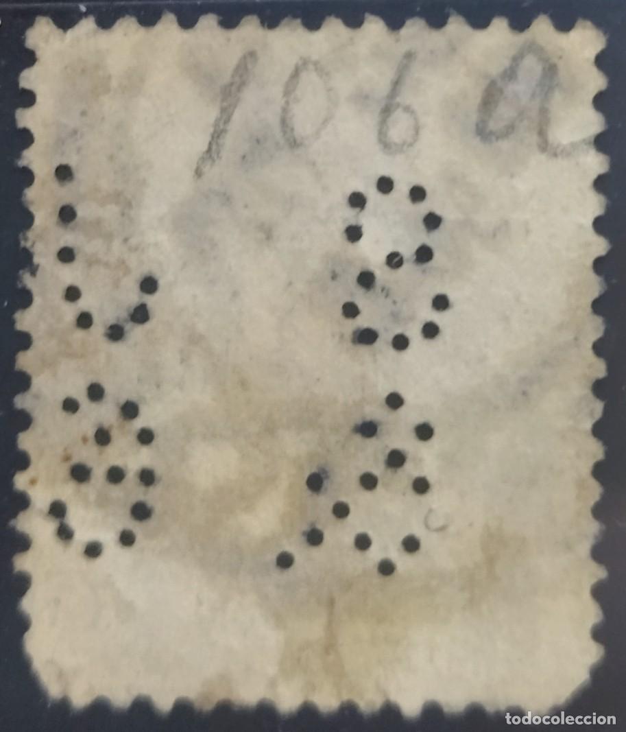 Sellos: INGLATERRA PERFORADO - PERFIN. USADO - USED. - Foto 2