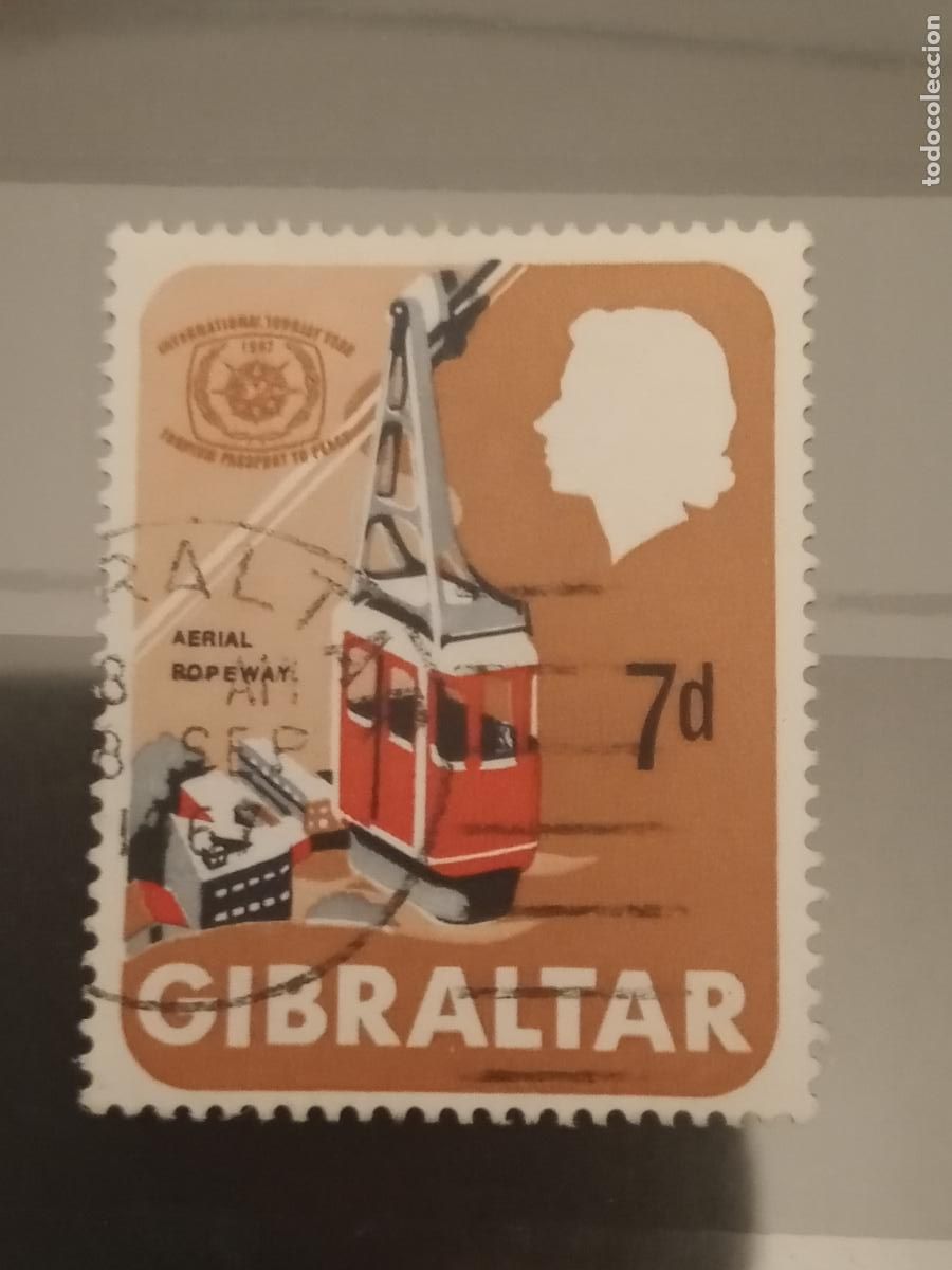 Sellos: Sello de Gibraltar usado - Foto 1