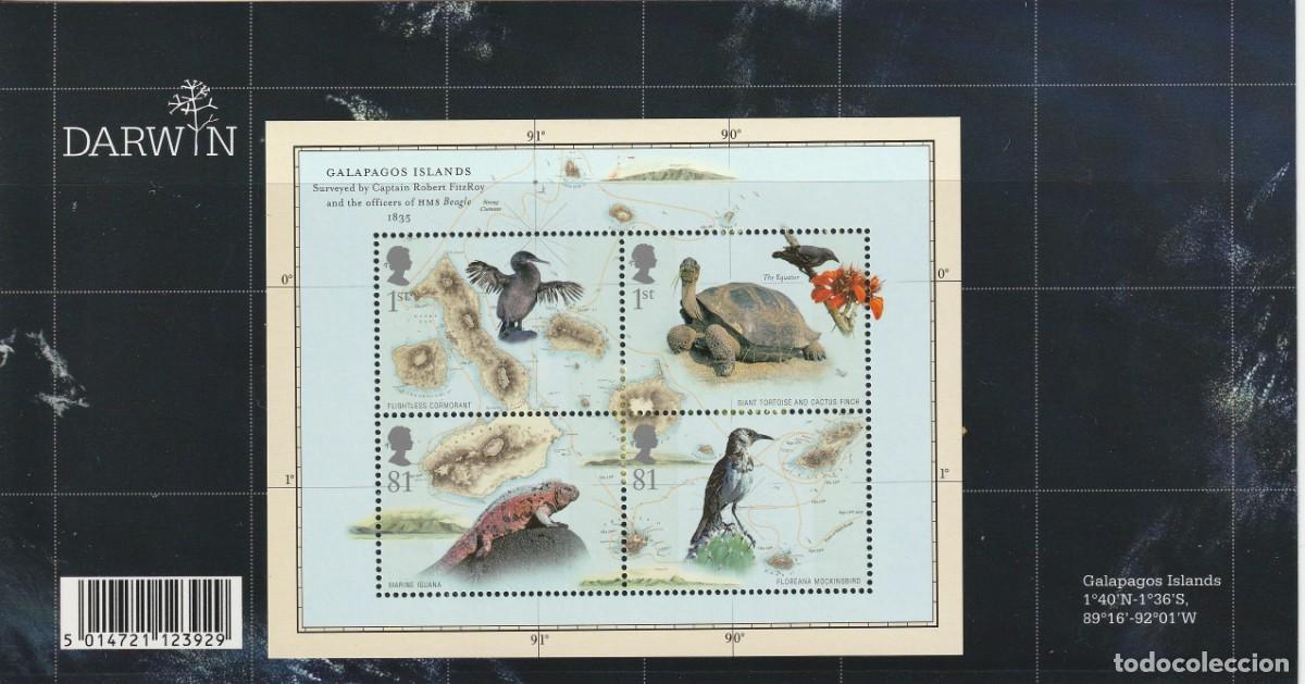 Sellos: Sellos GB - Charles Darwin - Foto 1