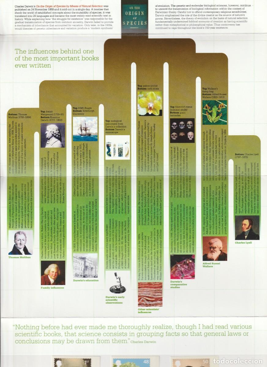 Sellos: Sellos GB - Charles Darwin - Foto 3