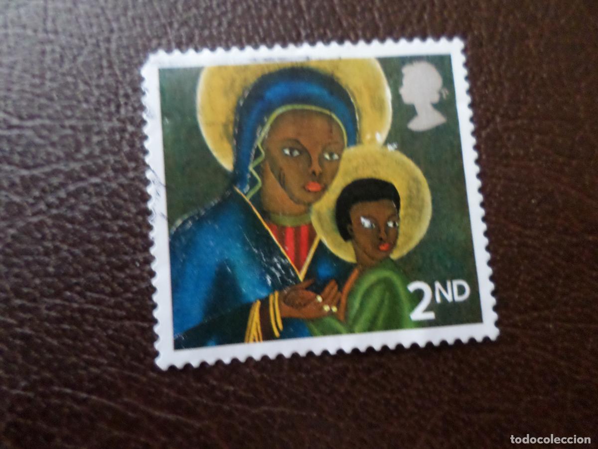 Sellos: .inglaterra, navidad, sello usado - Foto 1