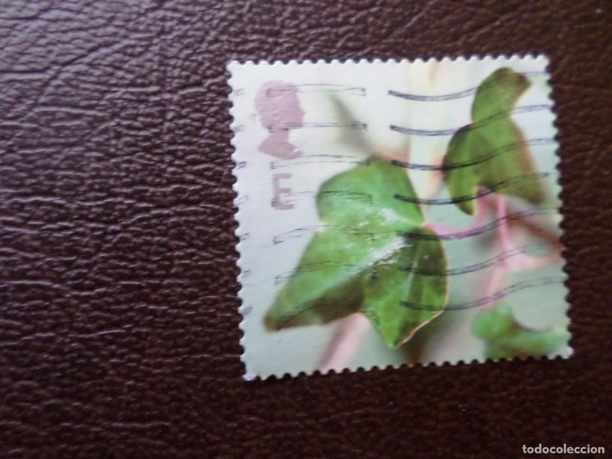 Sellos: .inglaterra, sello usado, tema flora - Foto 1