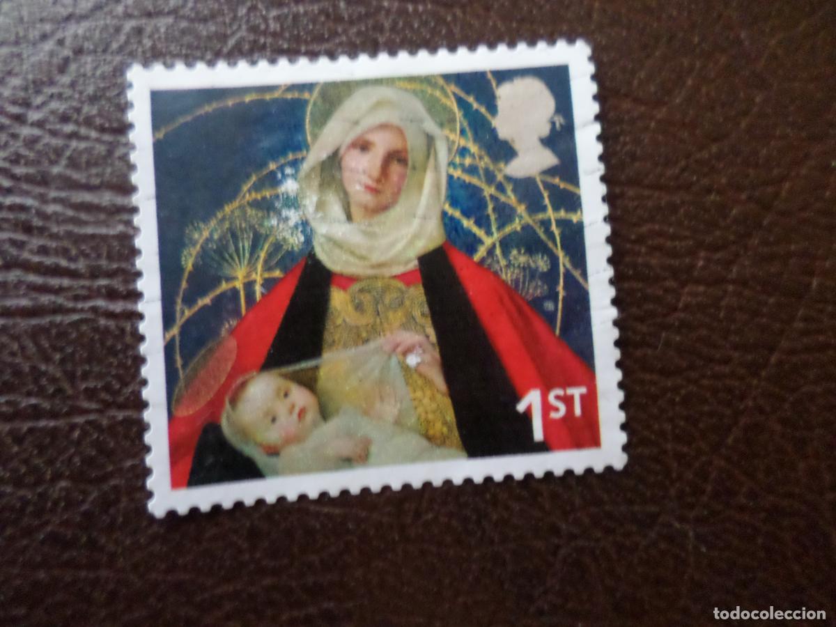 Sellos: .inglaterra, navidad, sello usado - Foto 1