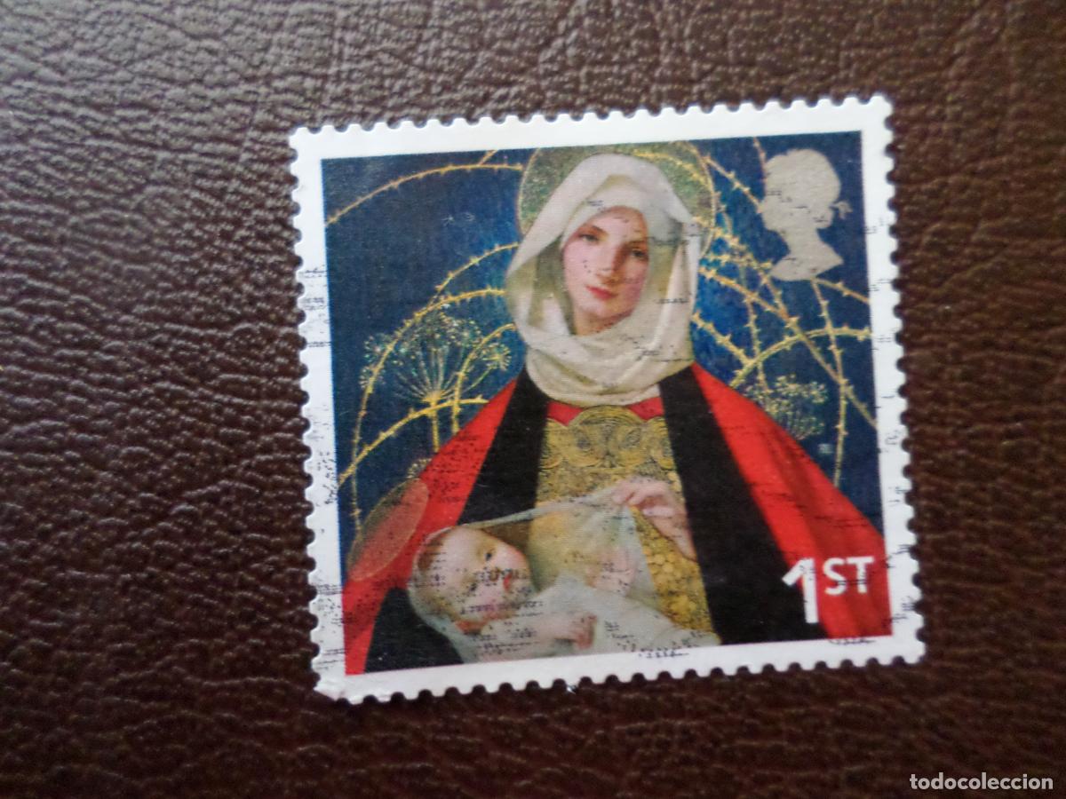 Sellos: .inglaterra, navidad, sello usado - Foto 1