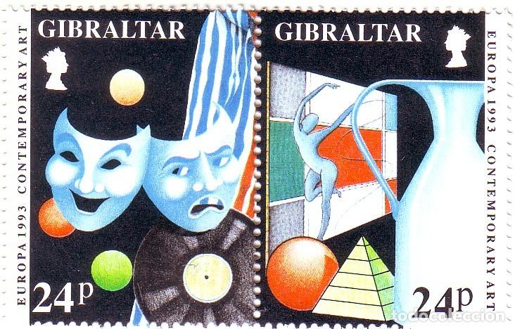 Sellos: GIBRALTAR EUROPA 1993 - Foto 1