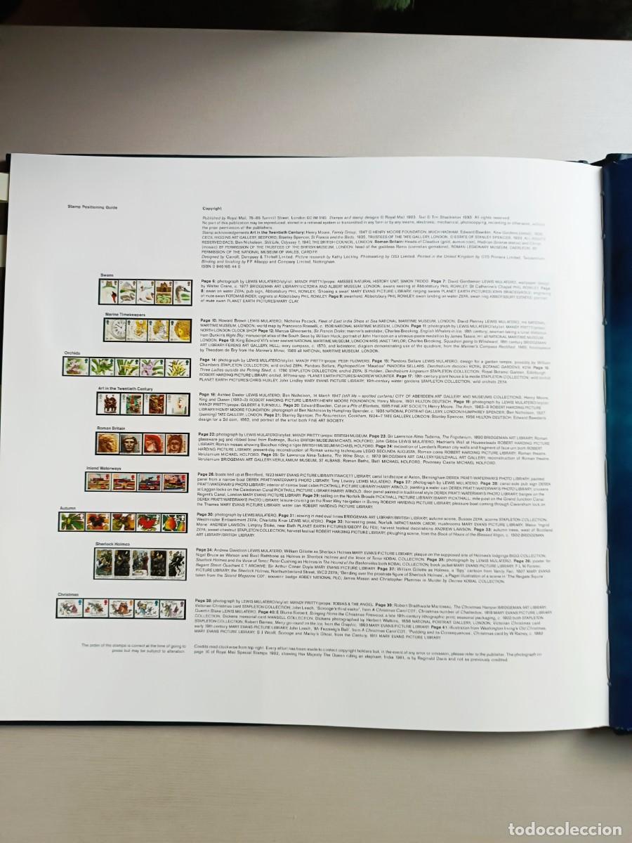 Sellos: Gran Breta&ntilde;a . A&ntilde;o 1993. Libro oficial. - Foto 7