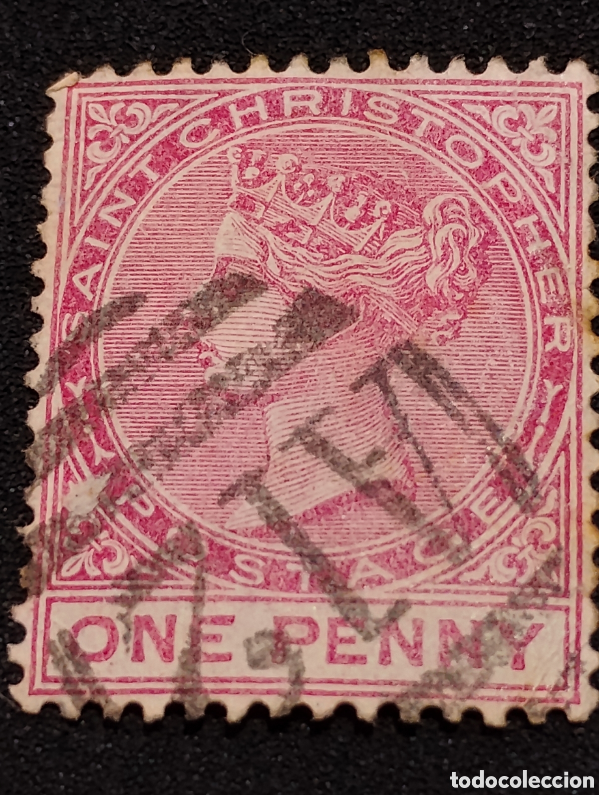 Timbres: Sello postal m&aacute;s famoso del mundo, el&nbsp;Penny Black.&nbsp; Fue el primer sello postal adhesivo