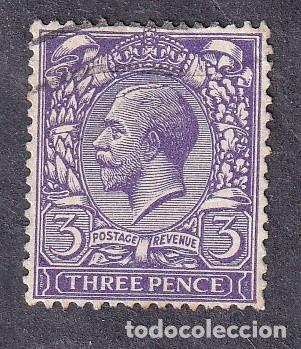 Sellos: GRANDE-BRETAGNE Yvert n&deg; 144 George V oblit&eacute;r&eacute; - Foto 1