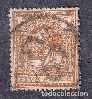 Sellos: GRANDE-BRETAGNE Yvert n&deg; 146 George V oblit&eacute;r&eacute; - Foto 1