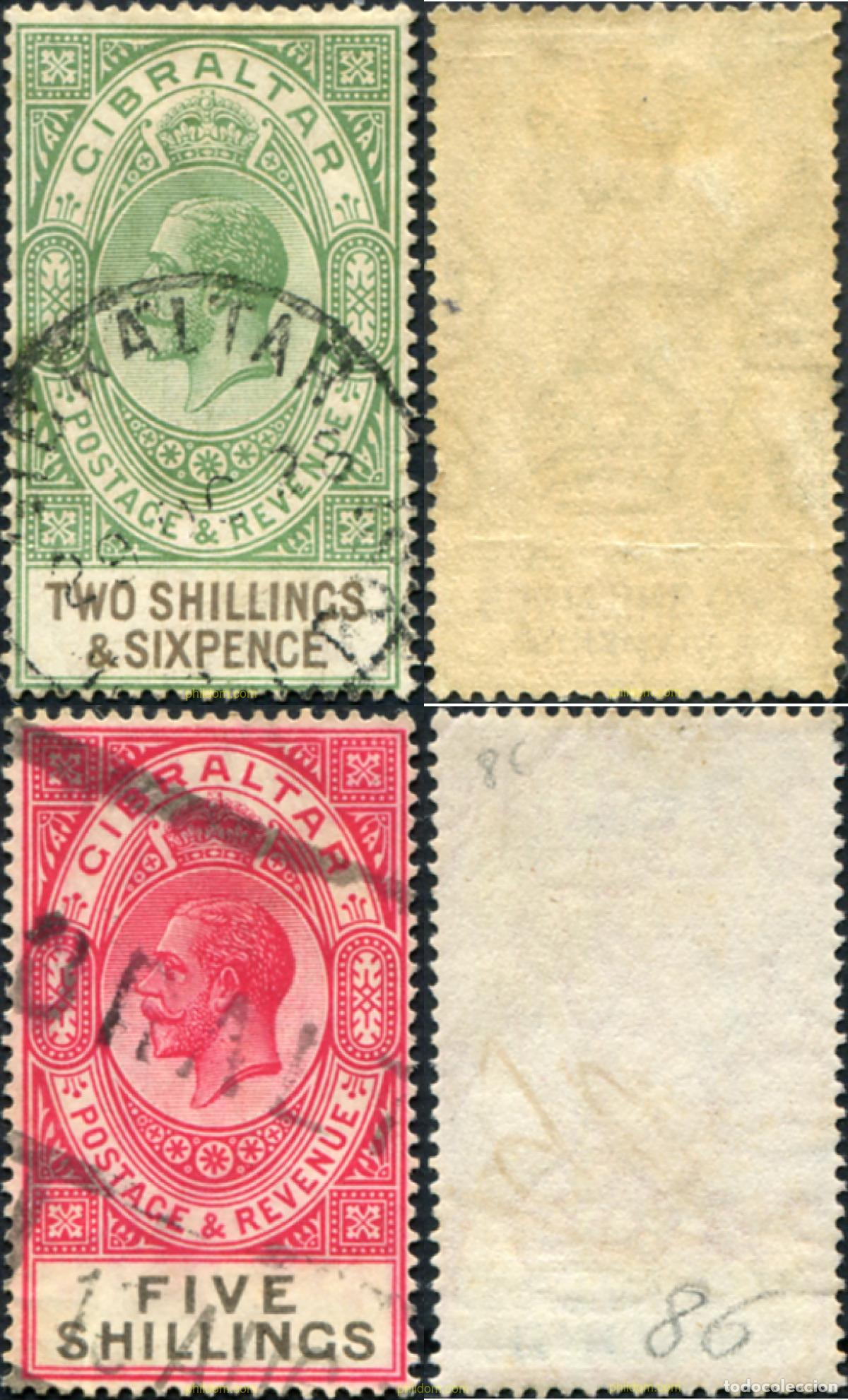 Sellos: 777601 USED GIBRALTAR 1925 JORGE V - Foto 1