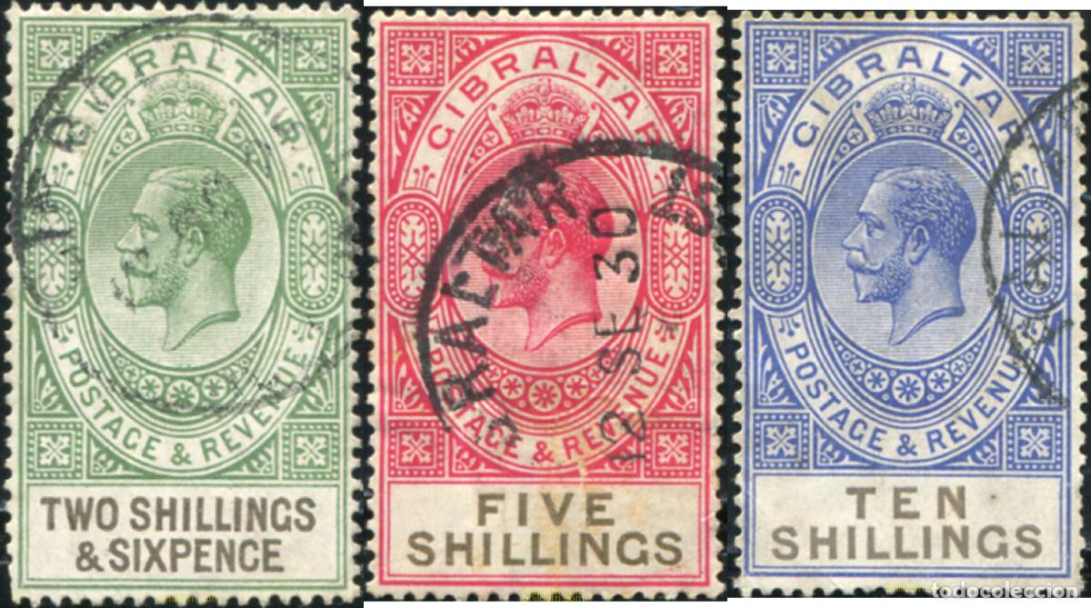 Sellos: 779301 USED GIBRALTAR 1925 JORGE V - Foto 1