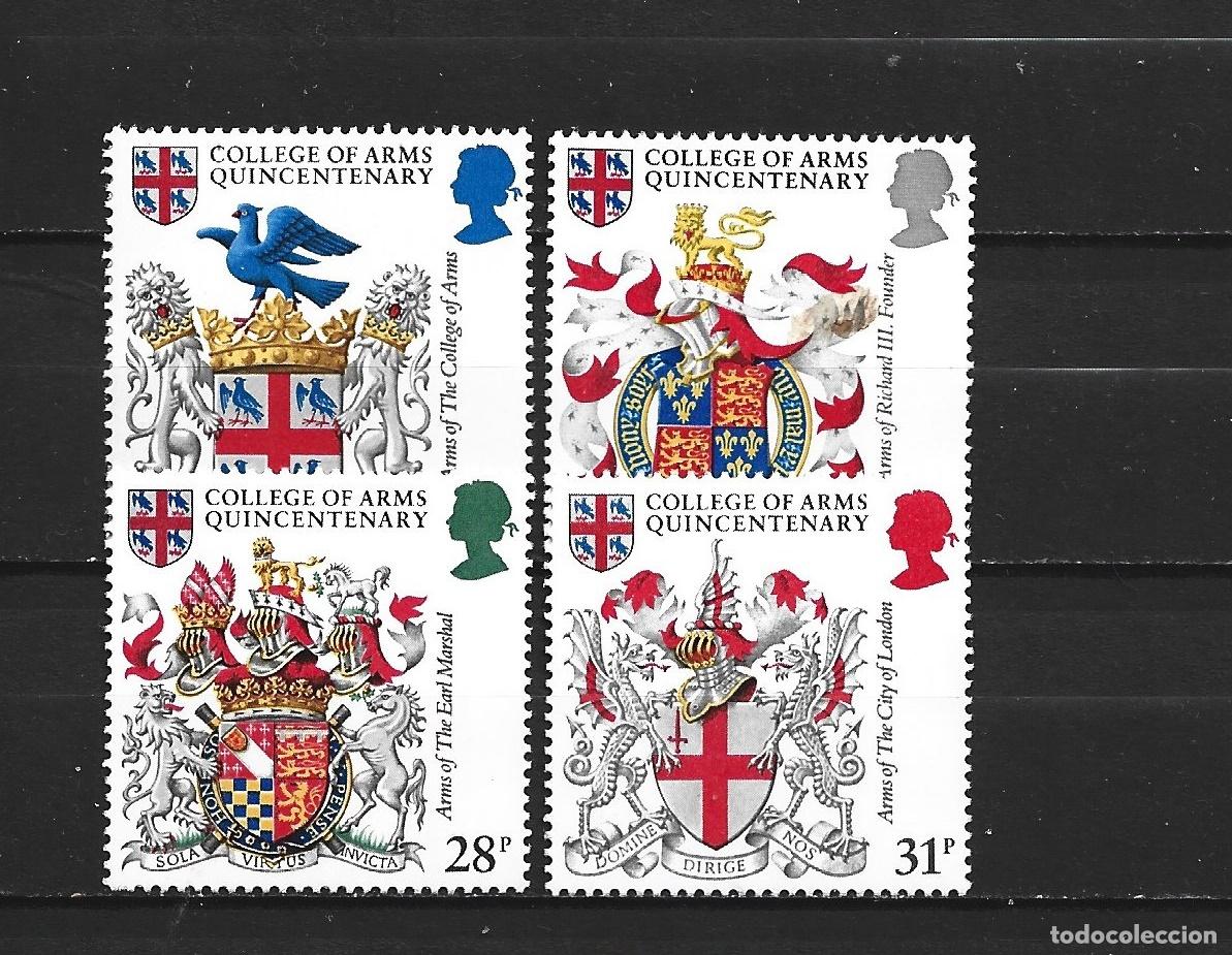 Sellos: GRAN BRETA&Ntilde;A YVERT NUM. 1113/1116 SERIE COMPLETA NUEVA SIN GOMA