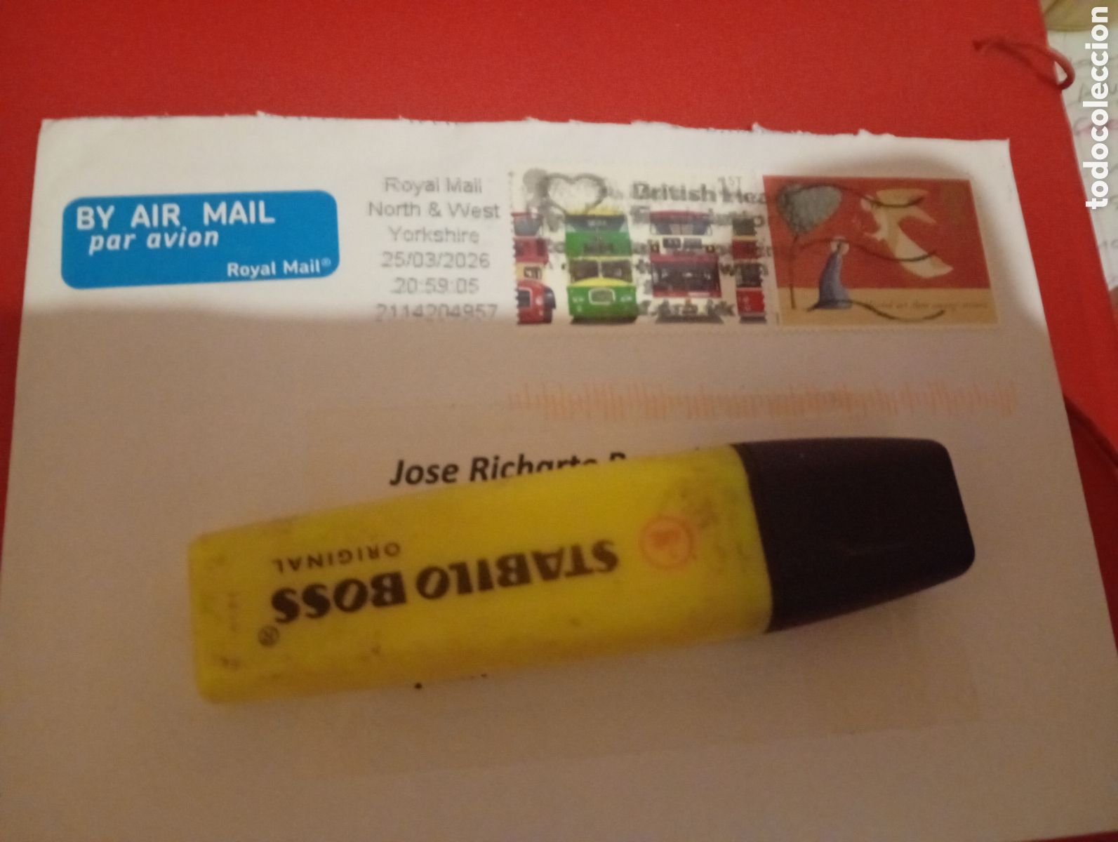 Sellos: Sobre franqueado Gran Breta&ntilde;a