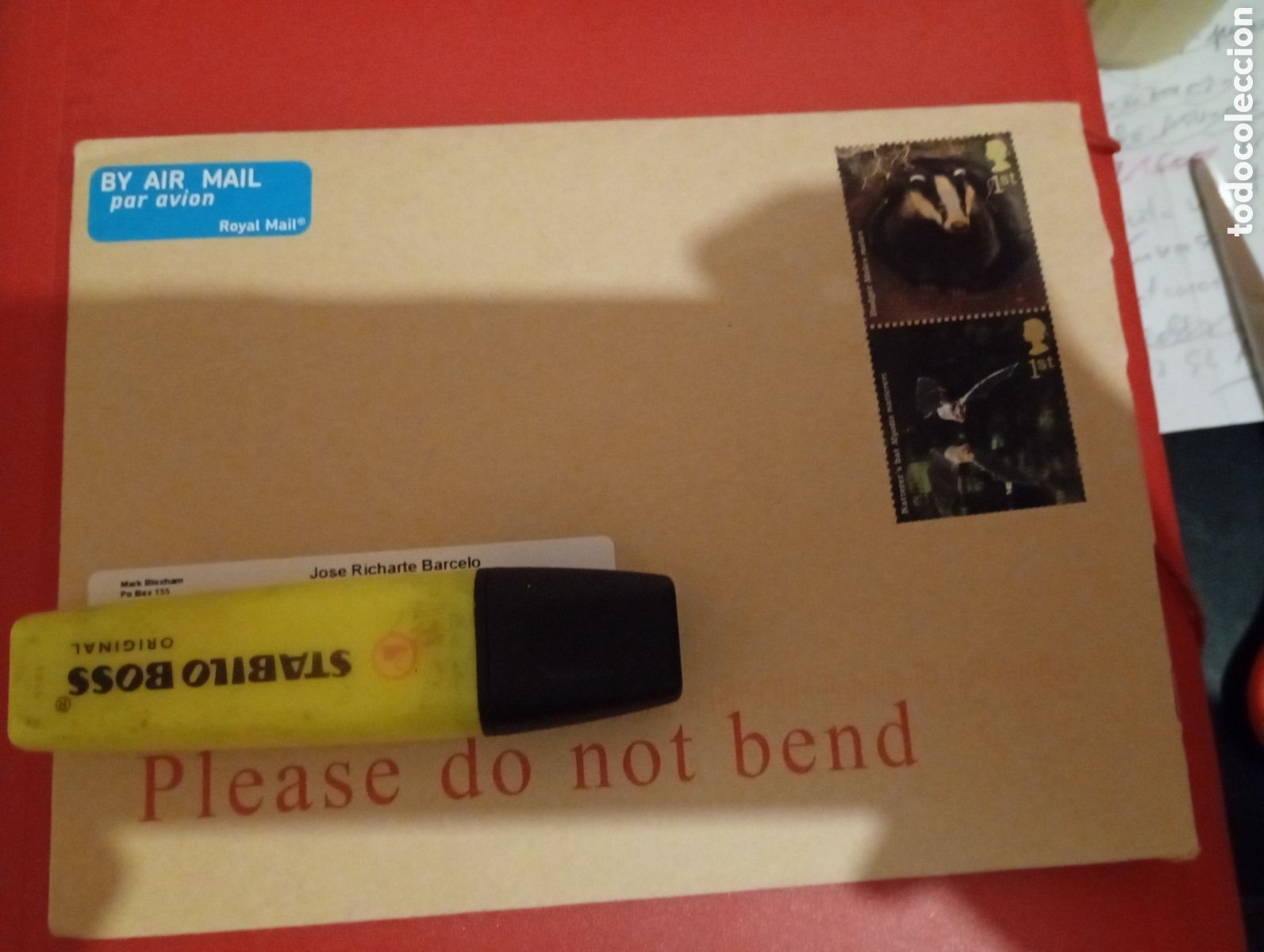 Sellos: Sobre franqueado Gran Breta&ntilde;a