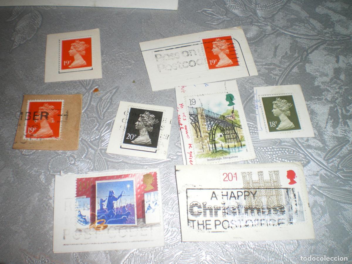 Sellos: LOTE SELLOS A&Ntilde;OS 80-90 USADOS