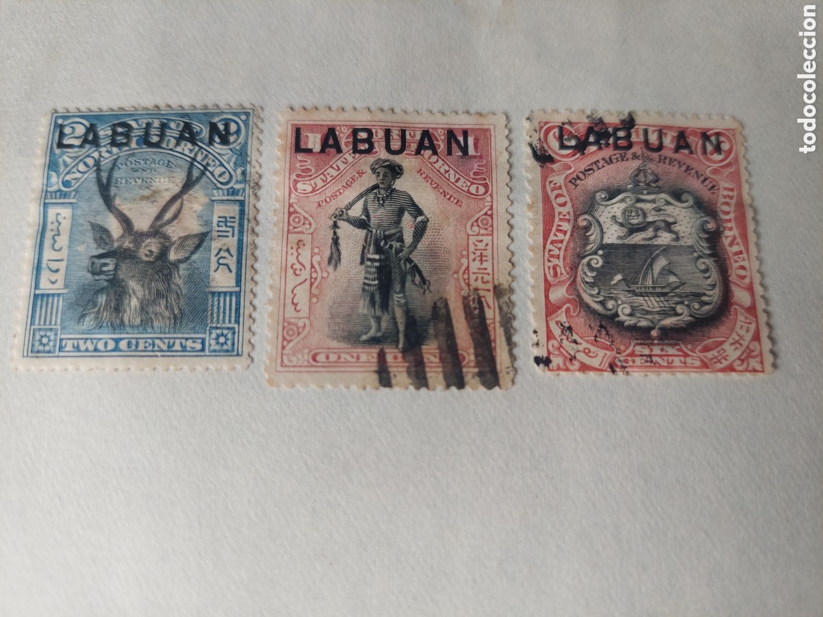 Sellos: 1897GRAN BRETA&Ntilde;A LABUAN