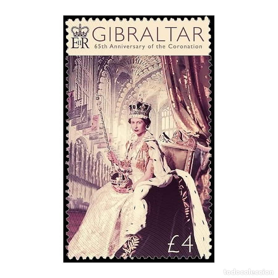 Briefmarken: Gibraltar 2018 [SLL] 65 Aniversario Coronaci&oacute;n de Isabel II (MNH)