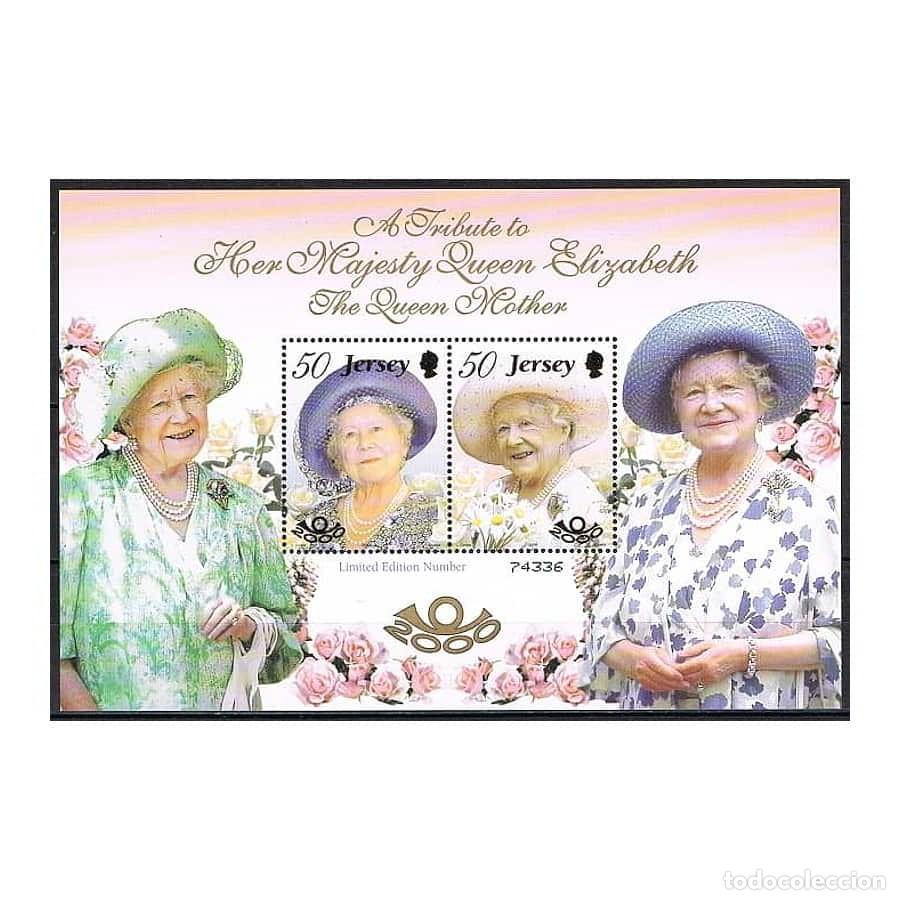 Selos: Jersey 2000 [SLL] HB Centenario de la reina madre Elizabeth (MNH)