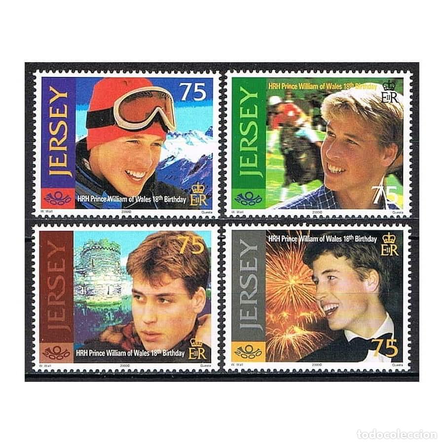 Briefmarken: Jersey 2000 [SLL] Serie 18 Aniversario del pr&iacute;ncipe William (MNH)
