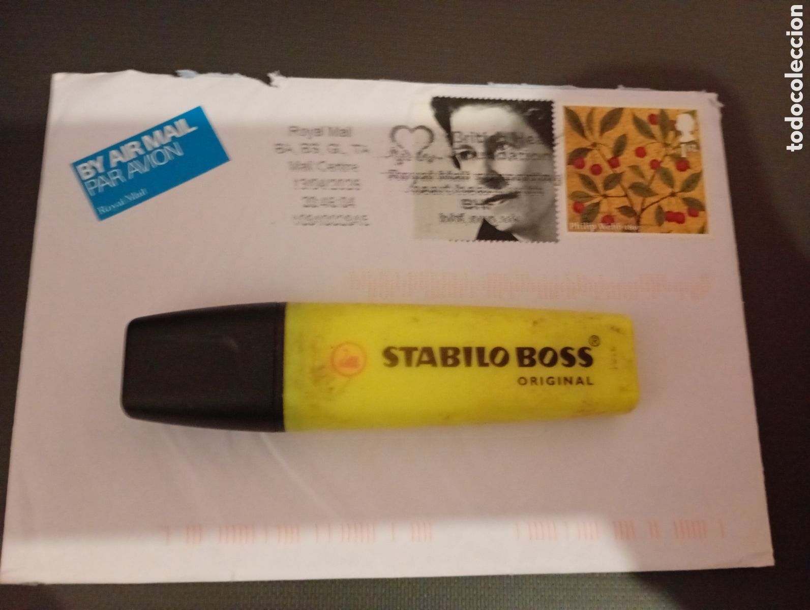 Sellos: Sobre franqueado Gran Breta&ntilde;a