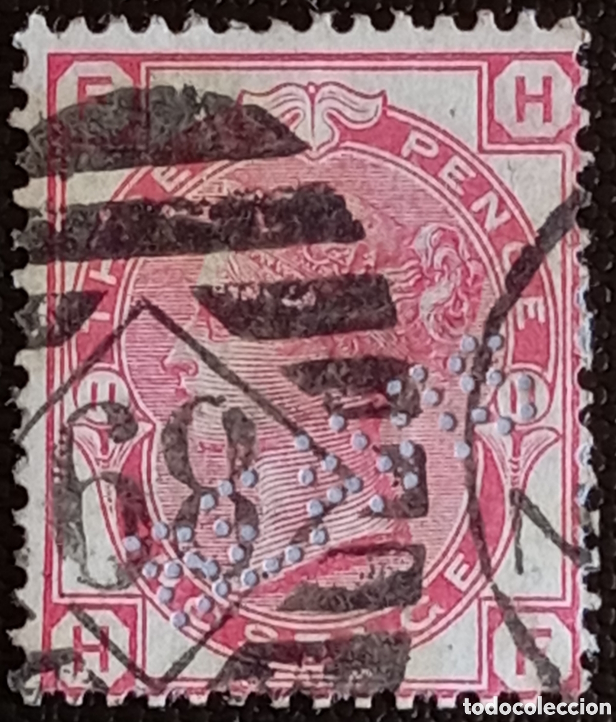 Sellos: 1873 Gran Breta&ntilde;a 3d Rosa Reina Victoria - SG 143 Placa 11 - Letras HS - Matasellos 683 Hinckley
