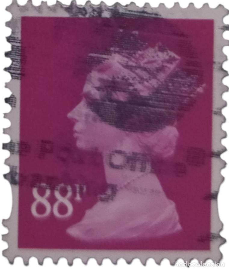 Sellos: GRAN BRETA&Ntilde;A 2010 Isabel II - Mach&iacute;n. USADO.